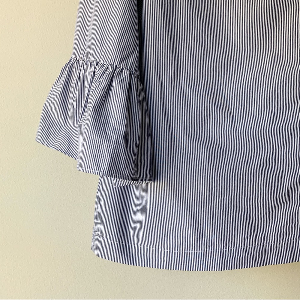 Madewell Pinstripe Blouse - Picture 5 of 5